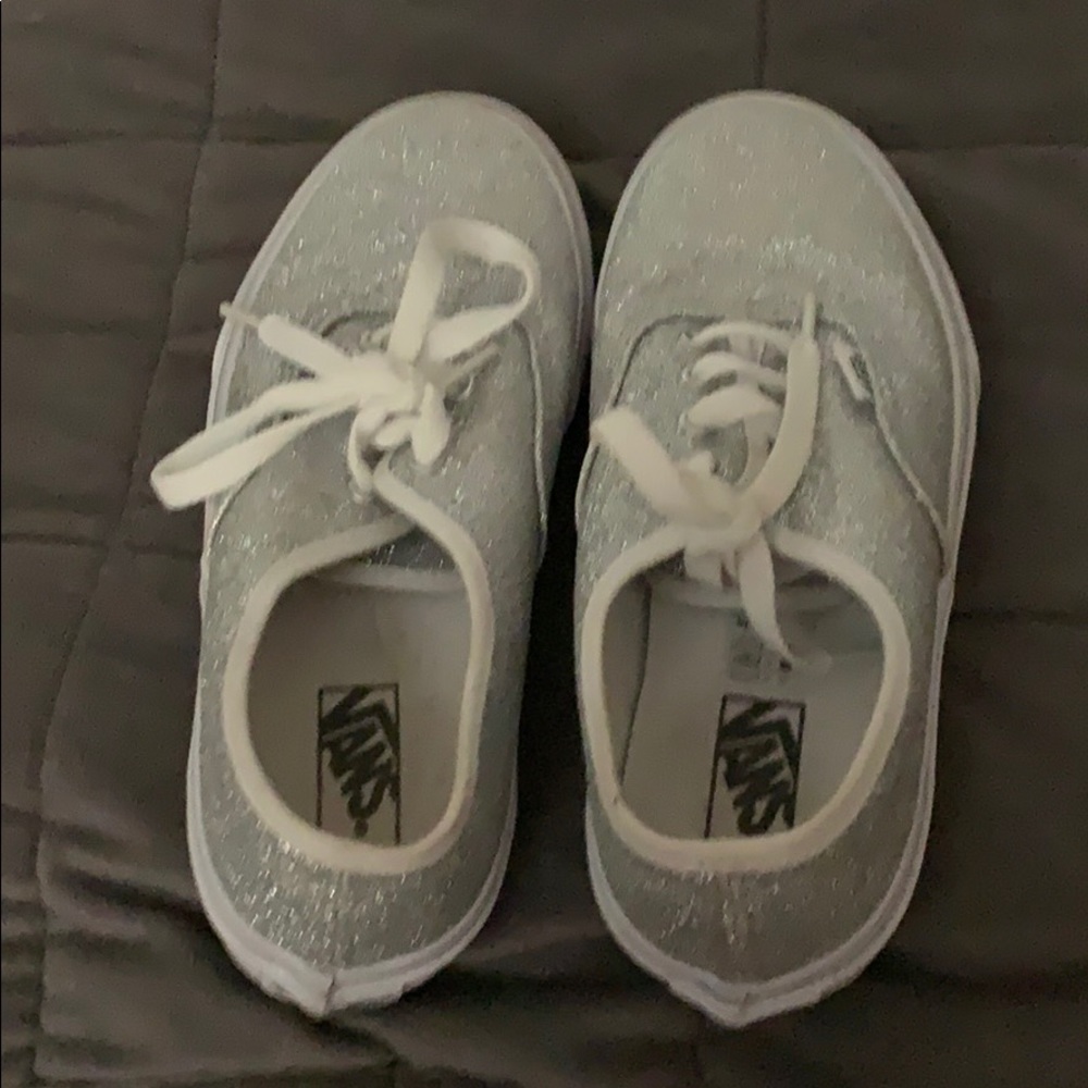 Glitter vans kids size 3 fits size five in women’s
